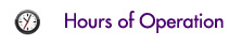 Hours of Operation - Elite Physical Therapy & Wellness Center